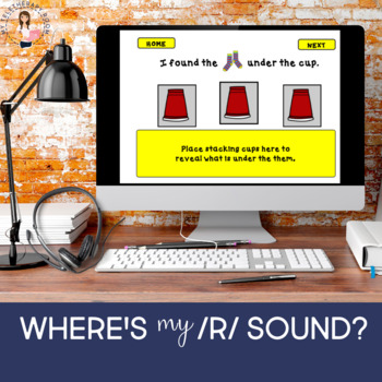 Preview of Where's My /R/ Sound? Articulation (Boom Cards, Teletherapy, Distance Learning)