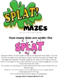 Splat Mazes Workbook - Visual Motor, Fine Motor Activities