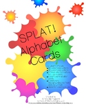 Splat! Rainbow Alphabet Cards