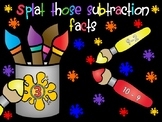 Subtraction Math Facts Learning Packet-1st-2nd Grade