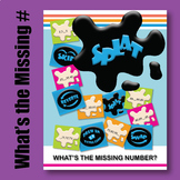 Splat (Zap)! What's the Missing Number Card Game, Acadience Math