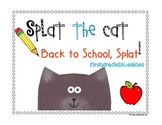 Splat the Cat -Back to School