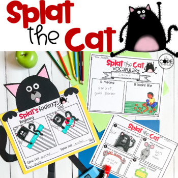 Preview of Splat the Cat Read Aloud - Back to School Activities - Reading Comprehension