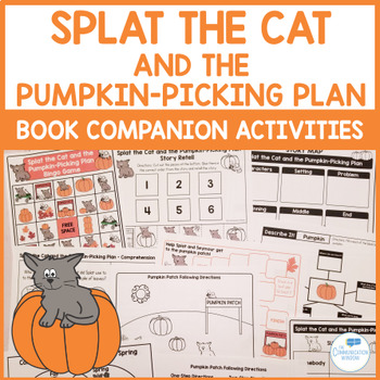 Preview of Splat the Cat and the Pumpkin-Picking Plan Book Companion Activities