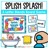 3-Letter Blends and Trigraphs Board Game - Splish Splash!
