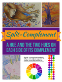 Split-Complement Color Scheme Poster
