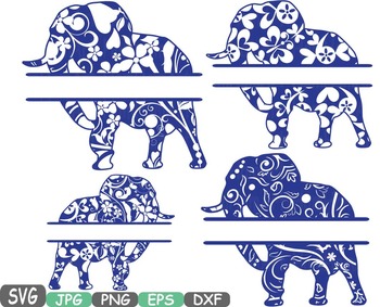 Free Free 105 Elephant Monogram Svg Free SVG PNG EPS DXF File