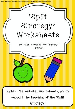 split strategy worksheets by my primary project tpt