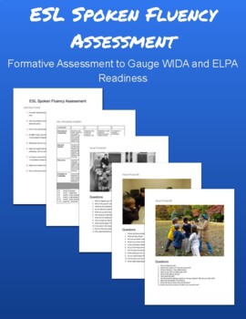 Preview of Spoken Fluency Assessment for ELL