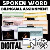 Spoken Word Bilingual Assignment: digital poem analysis fo