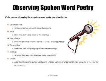 spoken word poems