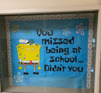Preview of Sponge Bob Letters - Bulletin Board Letters - Back to School