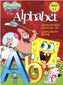 spongebob alphabet complete book by irfan khan tpt