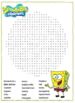SpongeBob Crossword Puzzle and Word Search Combo TpT