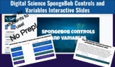SpongeBob Science Controls and Variables | Digital Drag-and-Drop