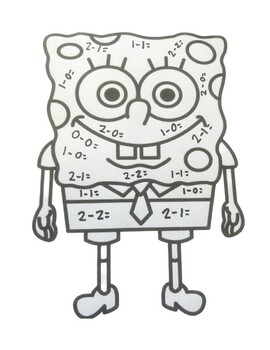 Preview of SpongeBob Subtraction! Sums 1-10