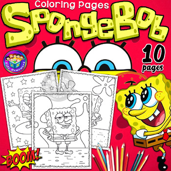Preview of SpongeBob coloring pages for Kindergarten - Fun SpongeBob Coloring Sheets