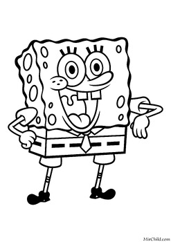 Spongebob 5 Free Coloring Pages For Kids | TPT