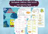 Spongebob Addition Subtraction Activity Book - Fun Basic M