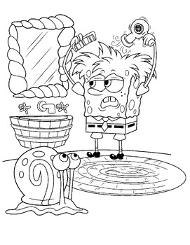 Spongebob Squarepants Coloring Book: This Gift Of Thought To Your