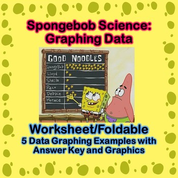 Preview of SPONGEBOB SCIENCE: Data Graphing Booklet