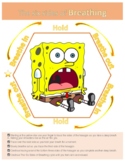 Spongebob Emotional Regulation breathing hexagon poster