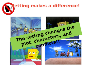 Preview of Spongebob: Setting Affects Plot and Conflicts!