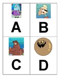 Sponge Uppercase Alphabet Flashcards A-Z