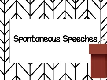 Preview of Spontaneous Speeches for ESL - Speaking Practice for WIDA/ELPA Speaking Domain