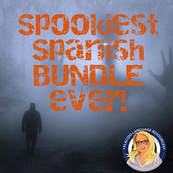 Preview of Spookiest Spanish Bundle EVER! Multi-level resources!