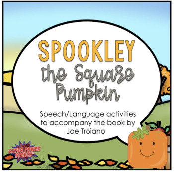 Preview of Spookley (Speech Therapy Book Companion)