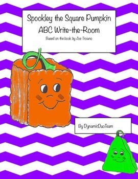 Preview of Spookley The Square Pumpkin, ABC Write-the-Room!