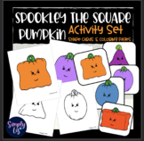 Spookley The Square Pumpkin- Shape Cards Matching & Coloring Pages