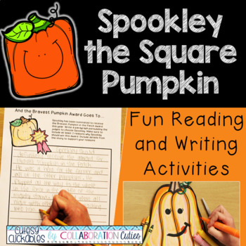 Preview of Spookley The Square Pumpkin Book Activities, Writing, Craft, Character Traits