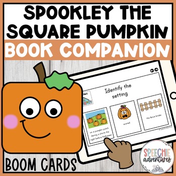 Preview of Spookley the Square Pumpkin Book Companion Boom Cards
