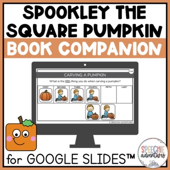 Preview of Spookley the Square Pumpkin Book Companion for Google Slides™