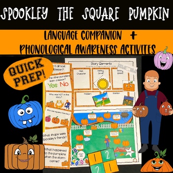 Preview of Spookley the Square Pumpkin Book Companion | Phonological Awareness Activities