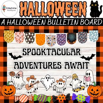 Preview of Spooktacular Adventures Await: Halloween Bulletin Board and Door Decor Craft