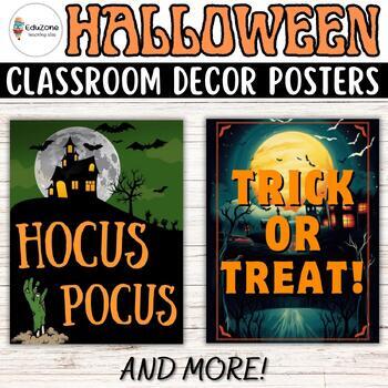 Preview of Hauntingly Beautiful Halloween: Decorate Your Space with Spooktacular Posters