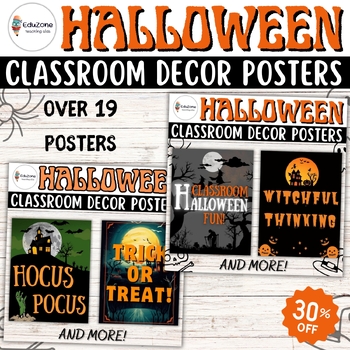 Preview of Spooktacular Halloween Decor Posters: Hauntingly Beautiful Space Decoration