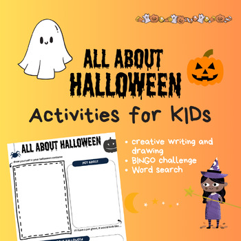 Spooktacular Halloween Worksheet Activities for Kids by Summer in MCD