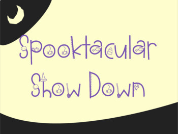 Preview of Spooktacular Show Down - A Bowling Activity