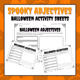 Spooky Adjectives - Halloween Activity Sheets | Halloween 
