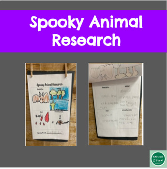 Preview of Spooky Animal Research Project