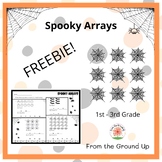 Spooky Arrays! Halloween Array Practice Freebie! Printable
