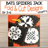 Paper Snowflake Craft | Bat | Spider | Pumpkin | Fold & Cu