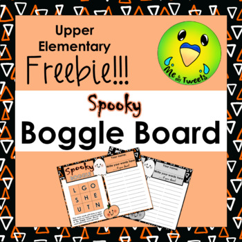 Boggle boards halloween | TPT