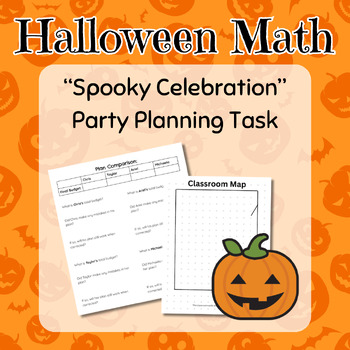 Preview of Spooky Celebration Math Task - Halloween Activity with Real Life Connections