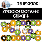 Spooky Donuts Halloween Clipart