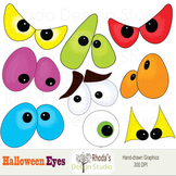 Halloween Spooky Eyes (RDS Clipart)